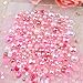 Kikonoke 3900+ Pcs Rhinestones and Pearls Kit, 2-10mm Flatback Gems for Nail Art, Tumbler Decoration, DIY Crafts, 8 Colors Mixed DIY Supplies (Pink)