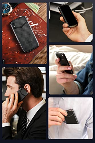Cubot Pocket 4.0 Inch Mobile Phone, 4G Smartphone Sim Free Phones Unlocked, Android 11 Small Phone,16Mp Camera,3000Mah,4Gb+64Gb/128Gb Extension,Face Id/Nfc/Gps (Black) #TOP1
