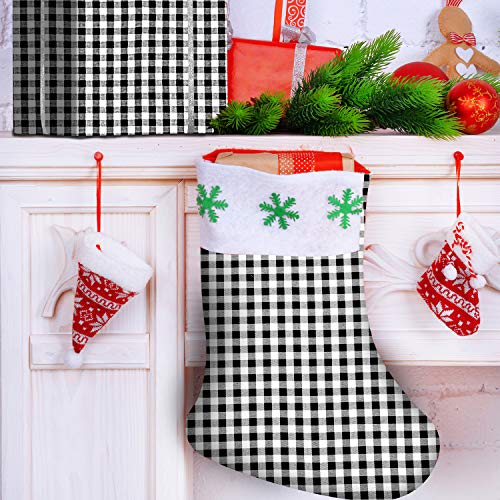 Premium Buffalo Plaid Cotton Fabric for Holiday Crafts and Home Decor – 56 x 36 Inches Checkered Fabric by the Yard in Classic Black and White 7 Premium Buffalo Plaid Cotton Fabric for Holiday Crafts and Home Decor – 56 x 36 Inches Checkered Fabric by the Yard in Classic Black and White - Image 6