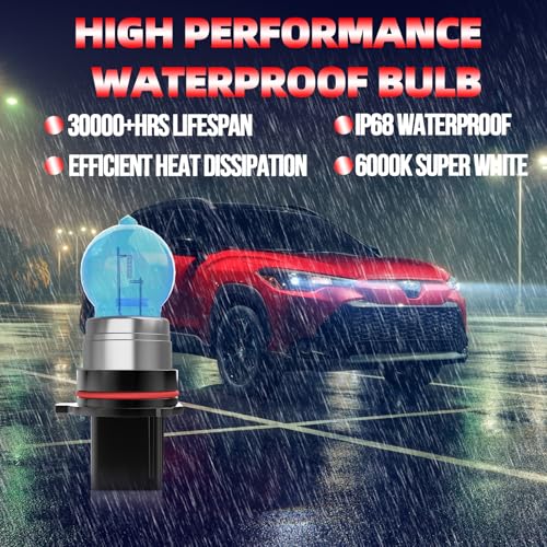 Image of Fog Light Bulbs Fit For Chevrolet Tahoe 2016-2020, PSX26W High Performance Fog Lights Halogen Light Bulb, 6000K White Light, Pack of 2