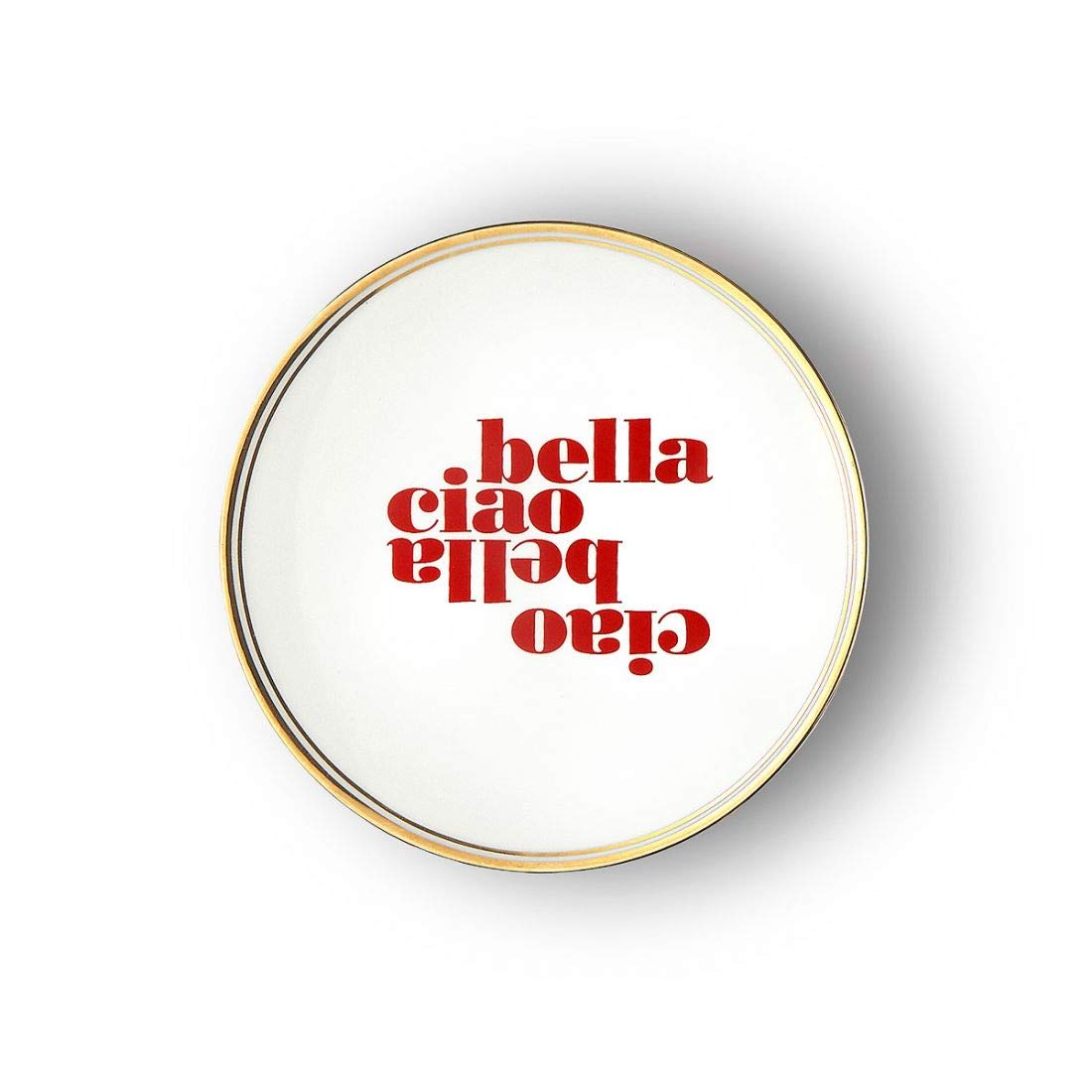 BITOSSI Home & Funky Table LA TAVOLA SCOMPOSTA, Piatto Ciao Bella Ø 17 CM