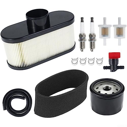 Luftfilter-Set, Luftfilter Ölfilter mit Tune Up Kit, 49065-7007 49065-0721 Ölfilter 11013-0752 für Kawasaki für FR651V FR691V FR730V FS481V FS541V FS600V 4-Takt Motor-Rasenmäher