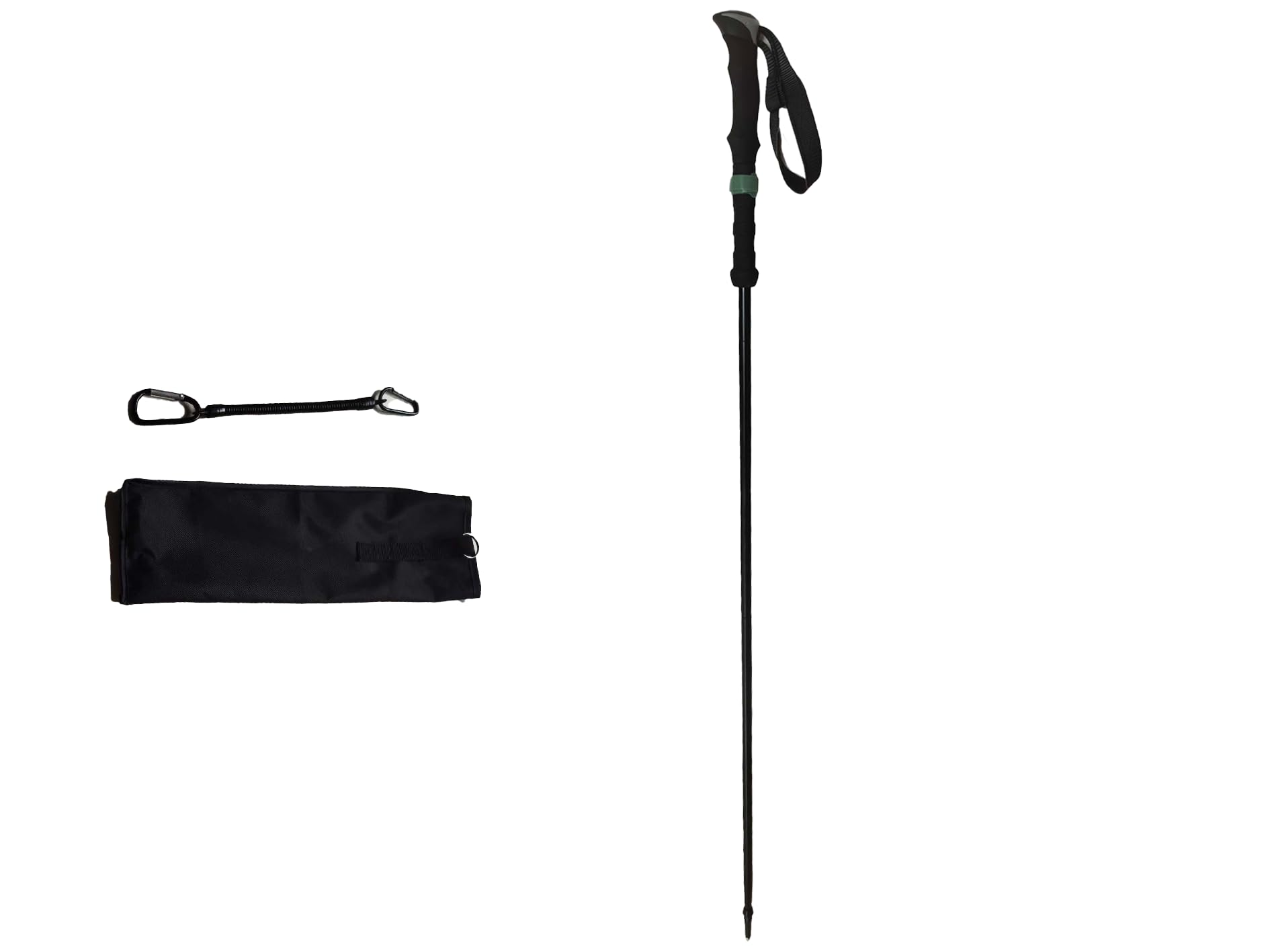 55-Inch Folding Wading Staff Wading Stick for Water Walking - 4-Section Trekking Pole, Unisex - Ideal for Fly Fishing Waders & Fishing Gear, Enhanced Automatic Spring Stick