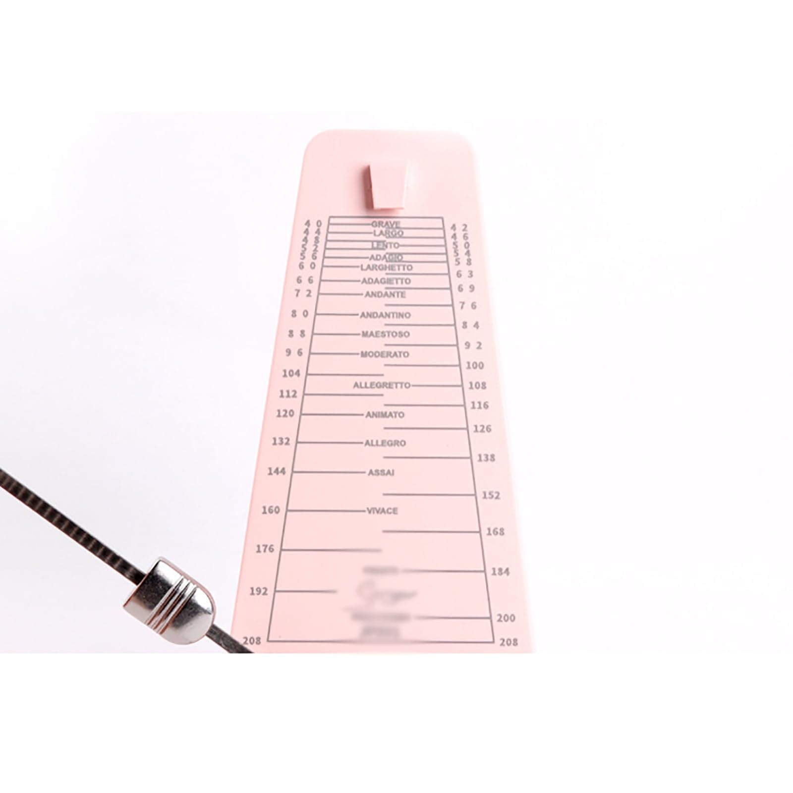 Mechanisches Metronom, Metronom für Gitarre, Guzheng, Klavier, Metronom, mechanisches Metronom für Gitarre, Klavier (Farbe: Roze)