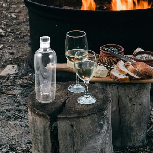 Botella de agua de vidrio con diseño elegante de 1000ml para un estilo de vida sofisticado 8
