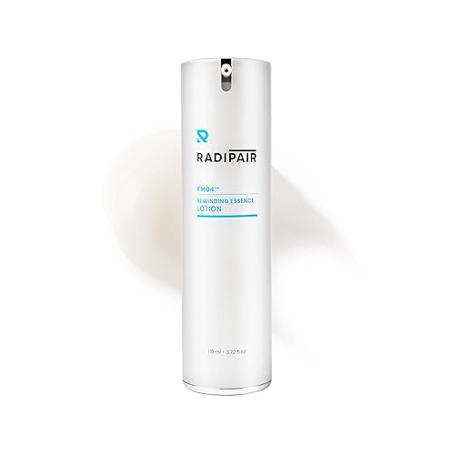 FM04 Rewinding Essence Loción – Crema hidratante coreana antienvejecimiento para reafirmar y tensar | 3.72 onzas líquidas con TFM patentado