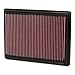 K&N Engine Air Filter: Increase Power & Acceleration, Washable, Premium, Replacement Car Air Filter: Compatible with 2004-2010 DODGE/CHRYSLER (Challenger, Charger, Magnum, 300, 300C), 33-2295