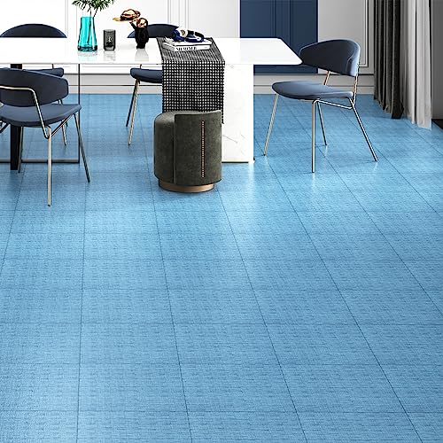 Hotdecor Textured Peel And Stick Flooring Kitchen Tiles Flooring Navy Blue Waterproof Vinyl Flooring Tile Stickers Stick On Floor Tiles Linmoleum Flooring Floorpops Renter Friendly 16 Pack 12X12In #TOP1