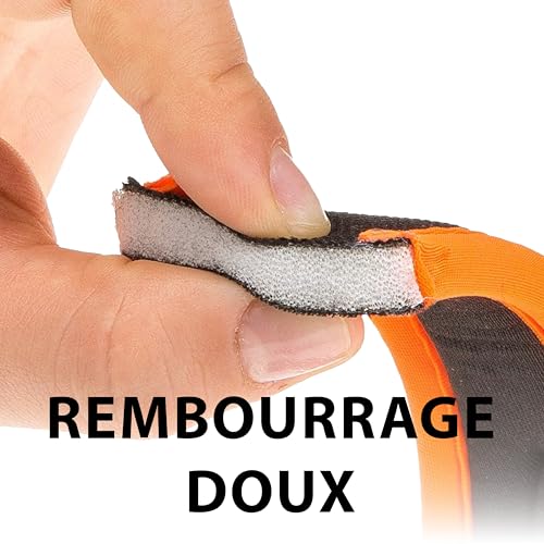 Laisse pour chien ERGOFLUO MATIC Ferplast grande taille orange 120 cm - 6