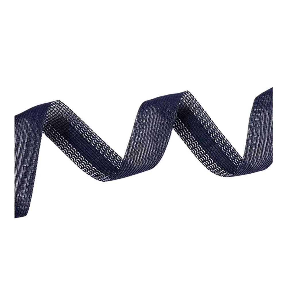 Rotolo di nastro termoadesivo per orli, 2/3/5M Iron-on Pantaloni Bordo Shorte Pantaloni adesivi Bocca Pasta Nastro in tessuto for pantaloni da tuta Jeans Abbigliamento Abbigliamento Gonne(Darkblue,5Me