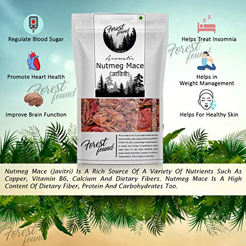 Image of Forest Found Nutmeg Mace (Javitri / Japatri) | Big Size, Kerala Origin, Natural & Aromatic Whole Spice, Pesticide Free, Ideal for Cooking, Baking, Desserts & Spice Blends | 100g