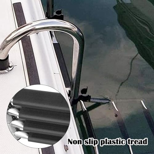 Escalera Plegable de Acero Inoxidable para Piscina y Barco miniatura 4