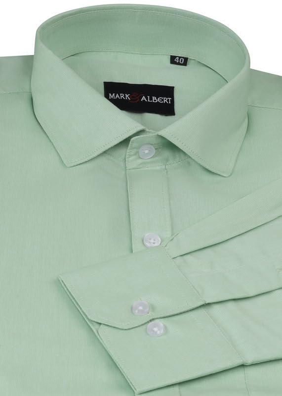 Image of MARK & ALBERT Men's Cotton Formal Shirt