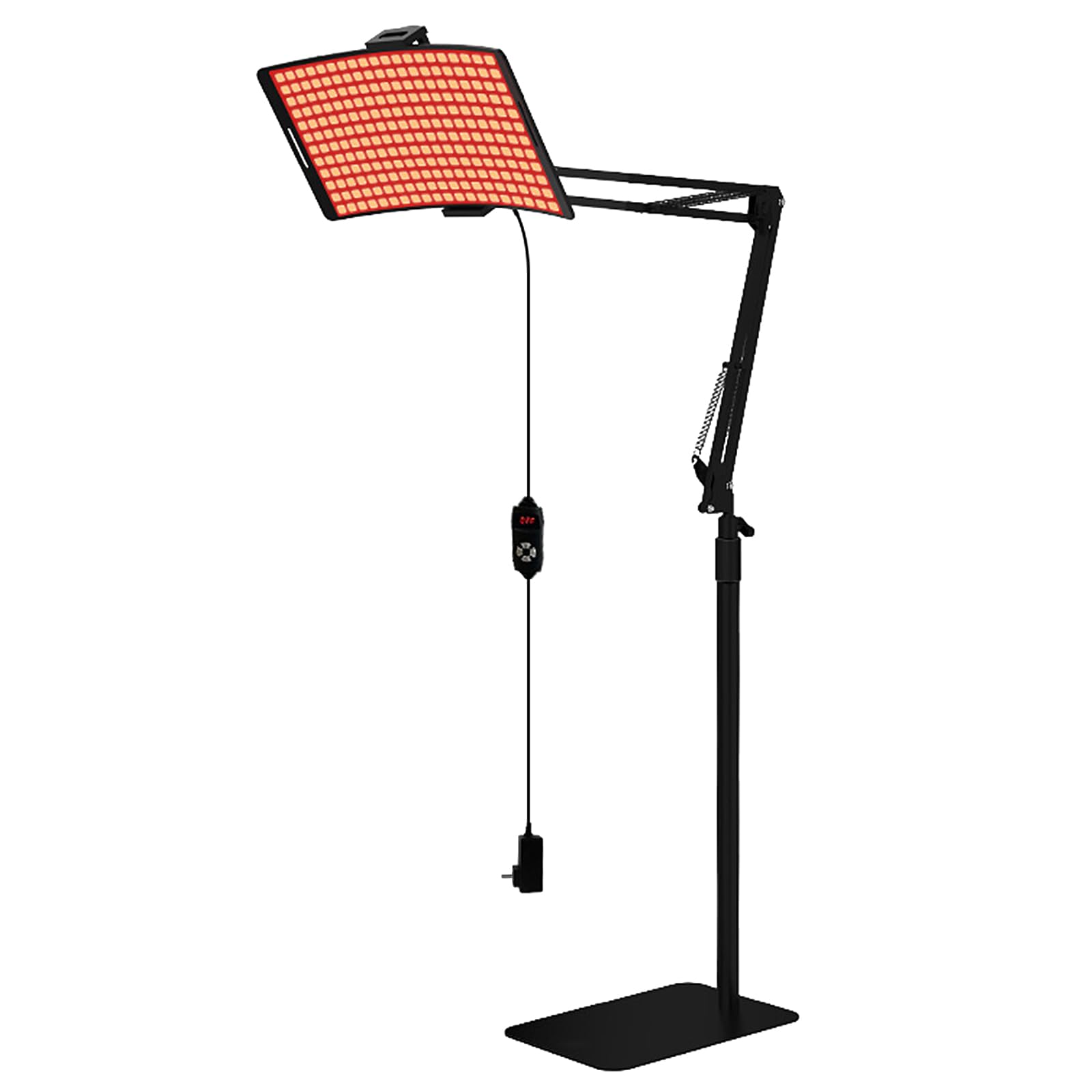 Rotlichtlampe Wärmelampe, 660nm & 850nm 4 Köpfe Red Light Therapy Flexibel mit Stand,180LEDs 12V 30W Infrarotlampe mit Timer fur Heimat Linderung von Rücken-, Schulter- und Beinschmerzen Rotlichtlampe Wärmelampe, 660nm & 850nm 4 Köpfe Red Light Therapy Flexibel mit Stand,180LEDs 12V 30W Infrarotlampe mit Timer fur Heimat Linderung von Rücken-, Schulter- und Beinschmerzen