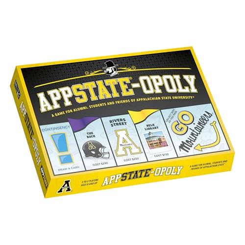 Late for The Sky App State-Opoly Board Game – Appalachian State University Campus Edition, Family...
