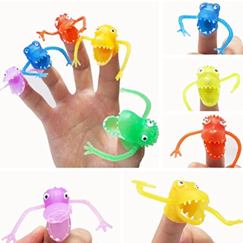TOYMYTOY 10Pcs Monster Finger Cool for Kids Great Party Favors Fun Toys Puppet Show