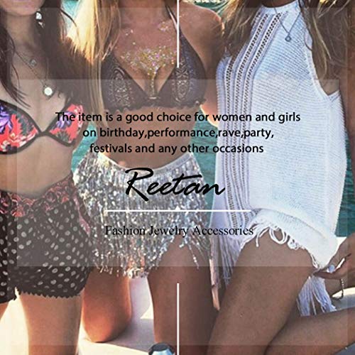 Reetan Sequins Belly Skirt Black Tassel Fringe Skirt Fashion Belly Dance Hip Scarf Party Performance Costume For Women And Girls #TOP6