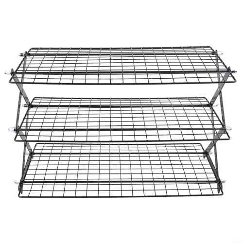 Grille de refroidissement pliable multi-pâtisseries à 3 niveaux - 3