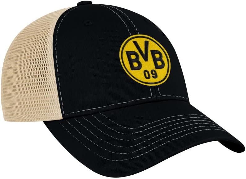 Borussia Dortmund Color Badge Offroad Trucker Hat - Black - Image 4