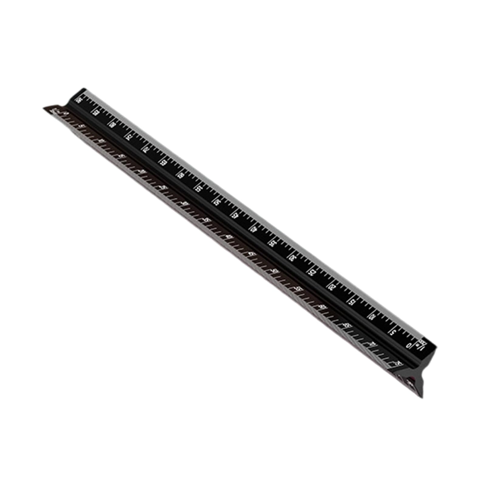 Architectural Scale Ruler Multi Color Aluminum Alloy Drafting Scale Tool with 320mm Length for Architects and Artists Engraved Triangular
