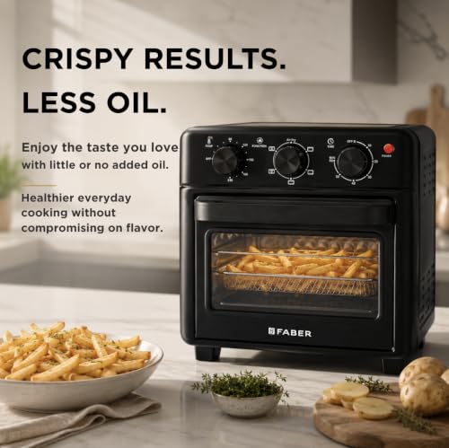 Faber Air Fryer Oven 14L 1400W CrispX PRO 14 BK - Image 7