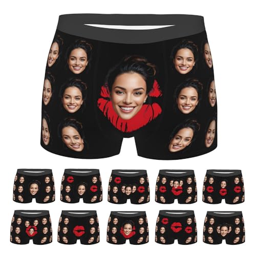 Cusom Boxers with Picture, Personalized Face Boxers for Men Customize, Boxers with Face Custom