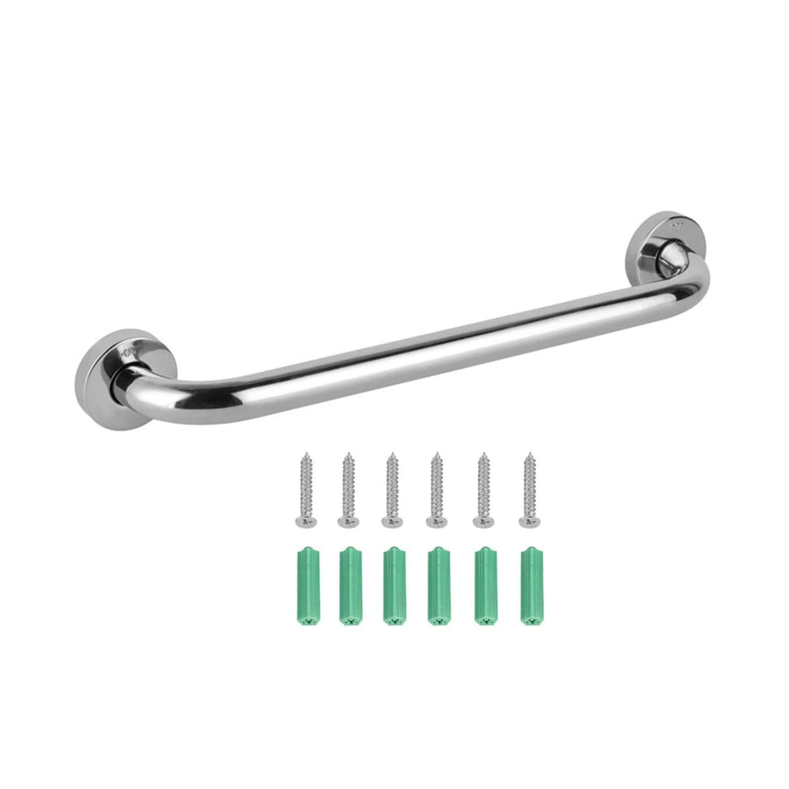 Duty Grab Bathroom Balance-Bar Stainless Steel Handrail Assist Bath Handle for Handicap, Elderly, Injury Shower Grab