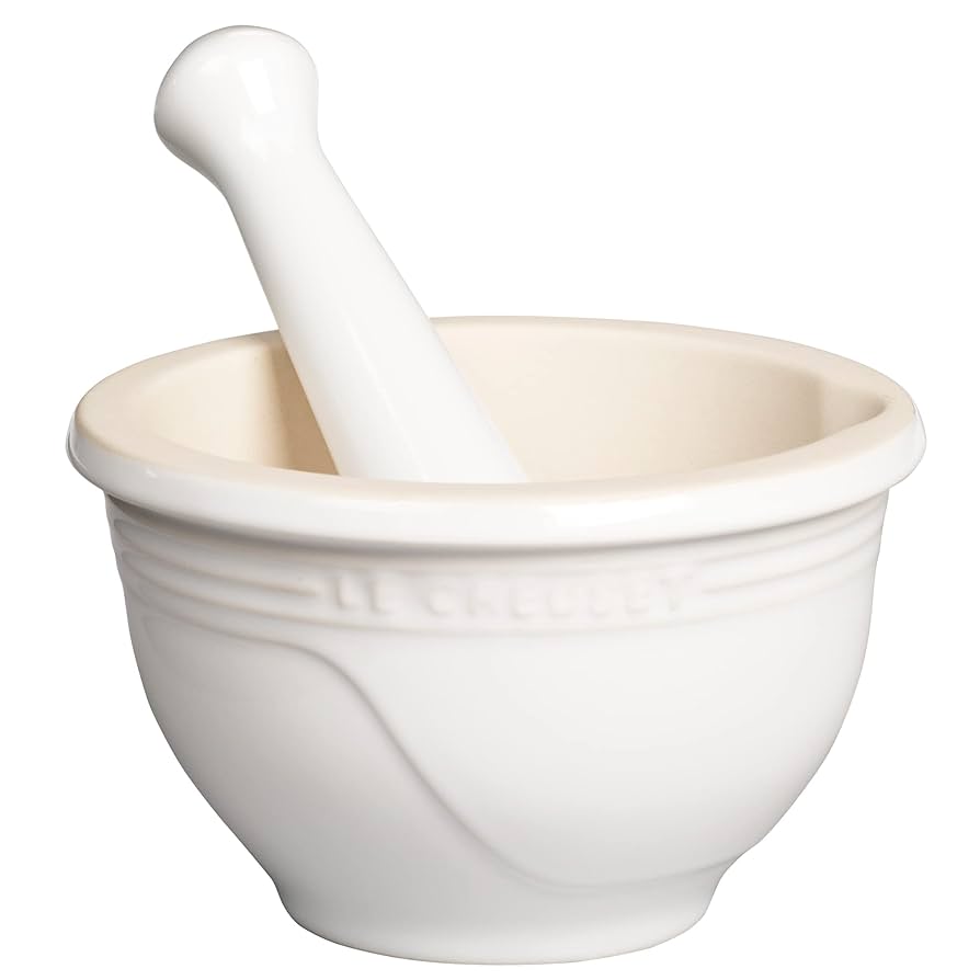 牛山　すり鉢 Amazon｜Le Creuset Stoneware Mortar and Pestle Set, 10 oz