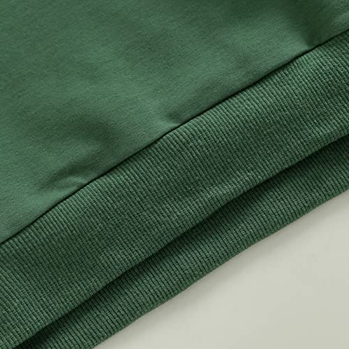 Toddler Baby Boy Girl Clothes Crewneck Sweatshirt Solid Color Long Sleeve Pullover Tops Fall Winter Casual Outfit 6