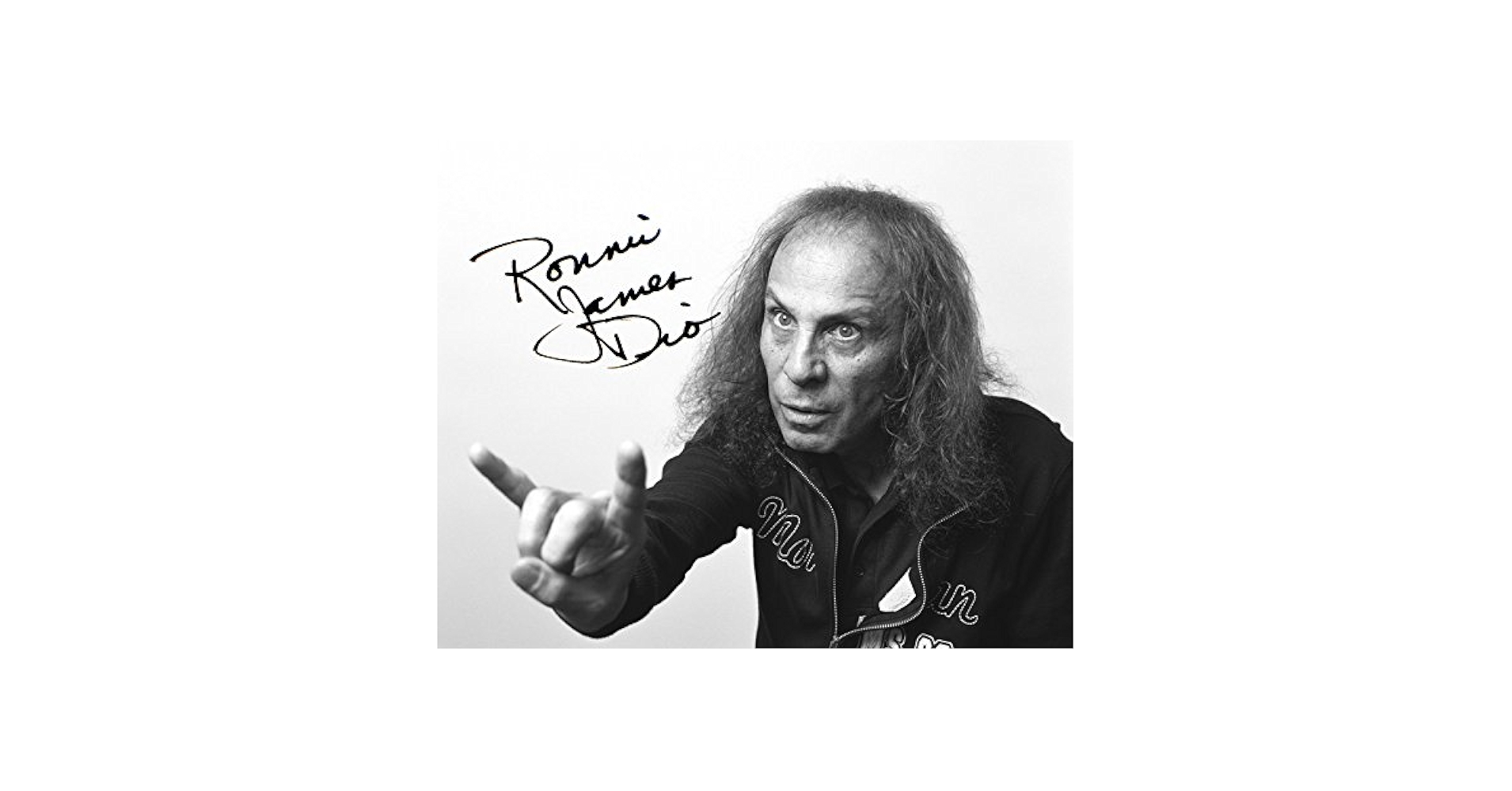 Ronnie James Dio 直筆サイン入り写真 RONNIE JAMES DIO SIGNED PHOTOGRAPH