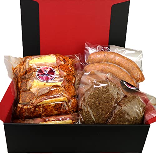 ~[gKC eBEItƎƐ\[Z[WEno[ÕMtg{bNX v1.8kg PORK ORLOFF ROAST, SAUSAGES, HAMBURGER STEAK GIFT BOX (TOTAL 1.8KG)