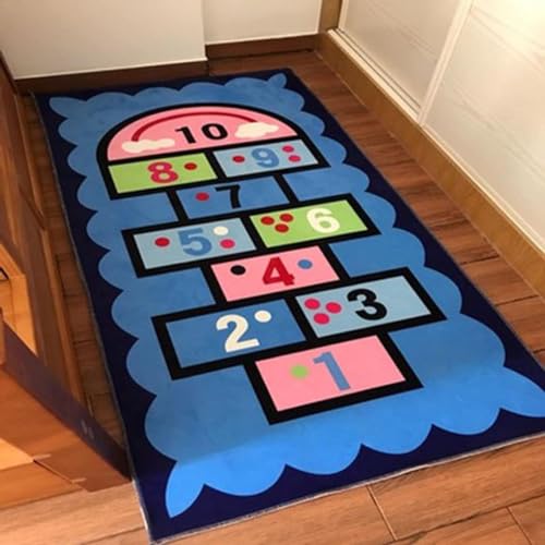 カーペット ラグ キッズ プレイマット ロードマップ 180*280cm ラグマット 道路 子供部屋マット 数字柄 敷物 学習デスクマット キッズ 子ども部屋 おもちゃ カラー 大きいサイズ お遊び 園児 防汚加工 出産祝い 入園祝い 誕生日プレゼント こ