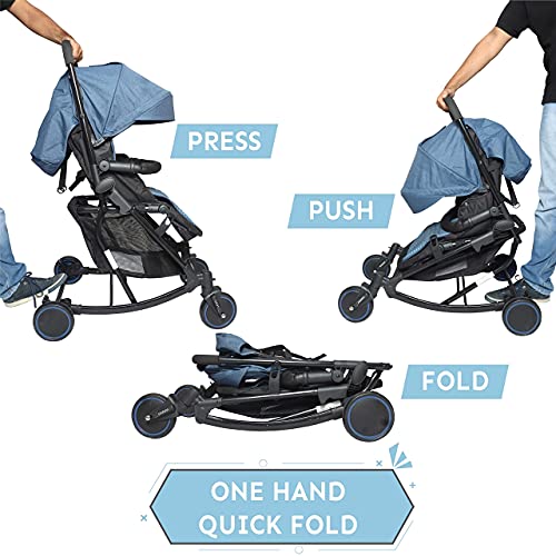 R For Rabbit Rock N Roll Stroller Compact Travel Friendly Pram For Baby