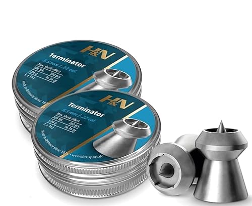 Haendler & Natermann Terminator Hollowpoint Airgun Pellets .22 Caliber