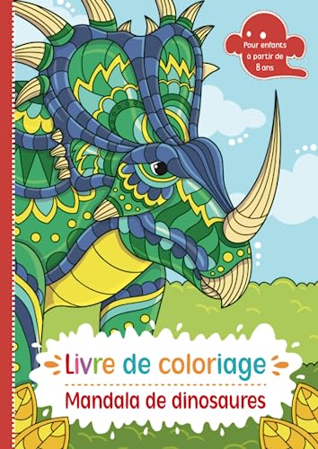 Livre de coloriage: 50 dinosaures impressionnants pour les enfants à partir de 8 ans, à colorier et à détendre.