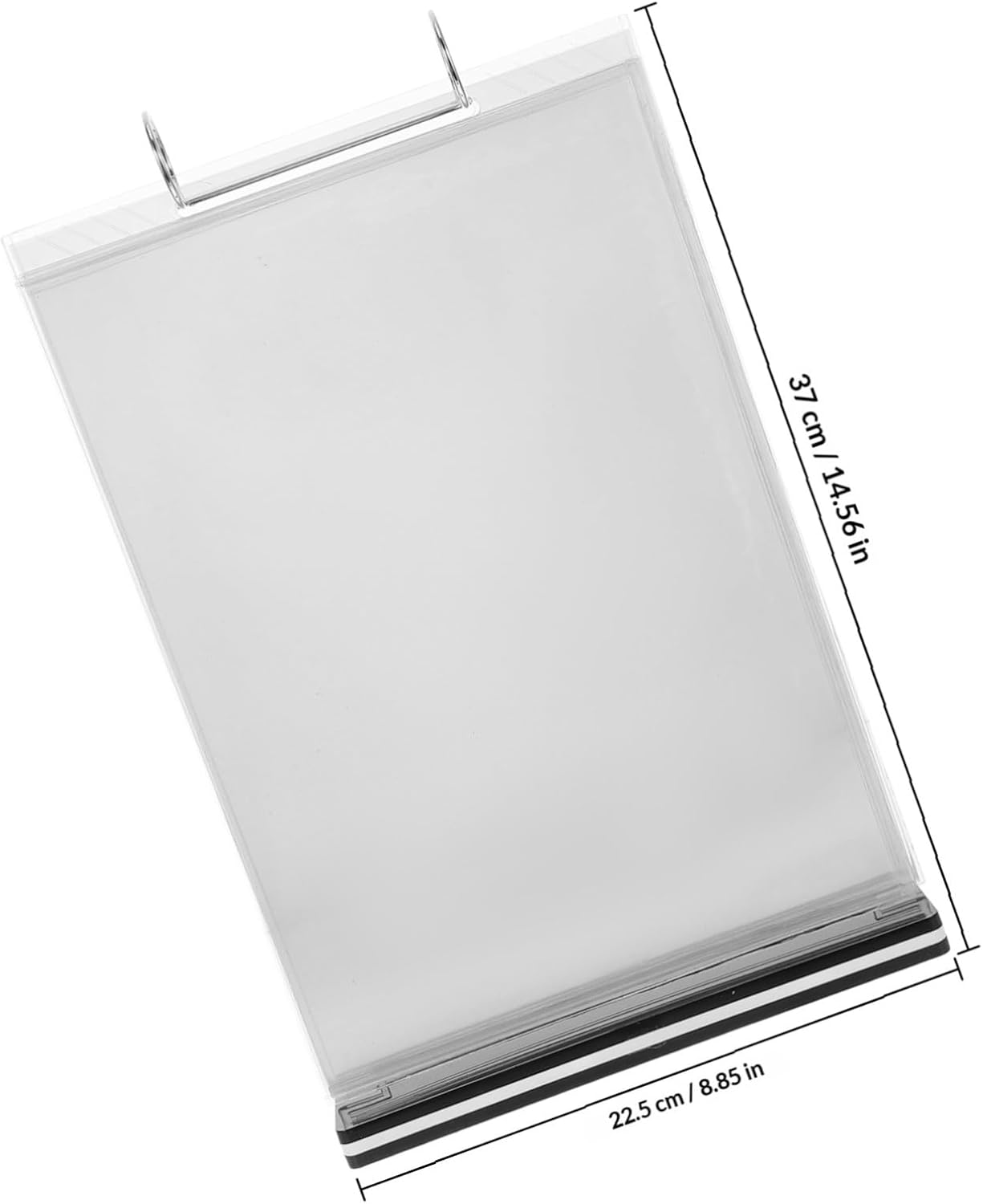 Versatile Menu Stand Holder Acrylic Design Space-Saving Tabletop Organizer for Restaurants Cafes and Exhibitions
