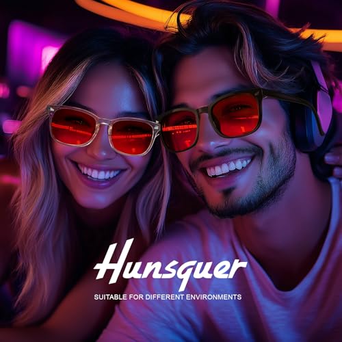 Image of hunsquer Blue Light Glasses for Woman /Men Computer Blue Light Glasses