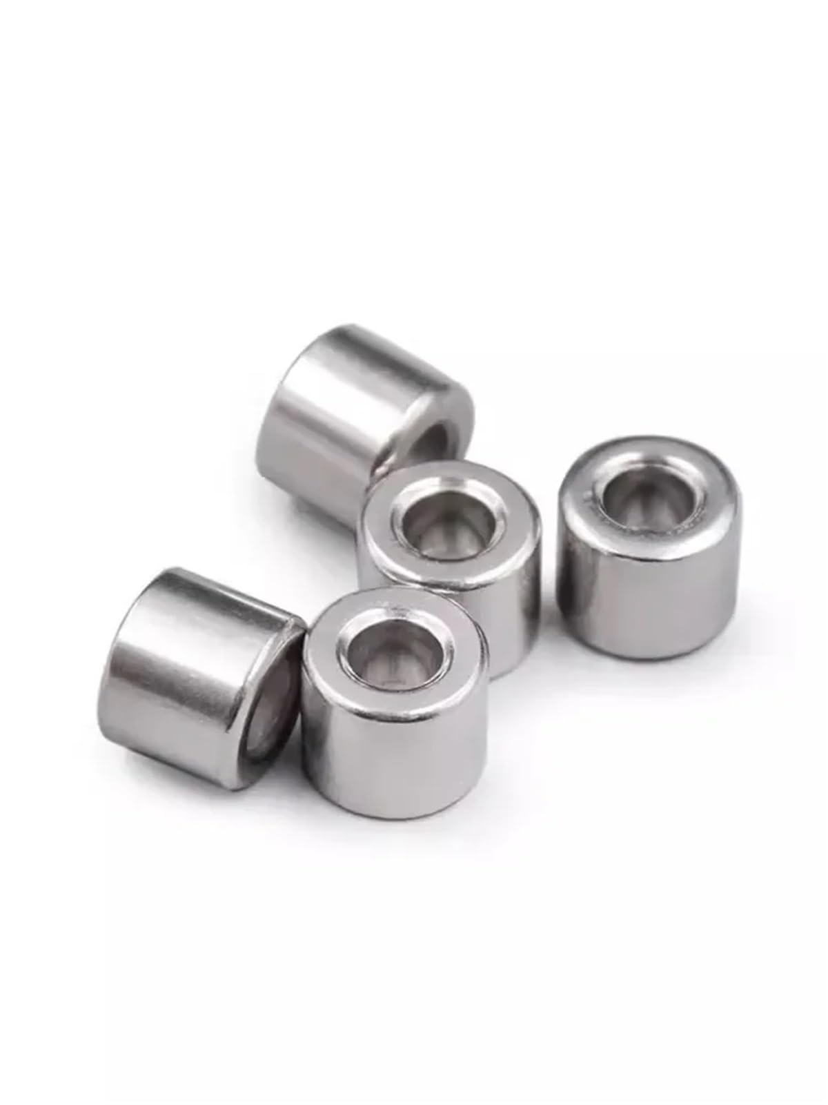 Roulements rigides à billes Lot de 5 à 10 douilles creuses en acier inoxydable 304, diamètre intérieur 3 mm, résistantes à l'usure, diamètre extérieur 9/10 mm(3x9x8mm(10Pcs))