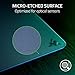 Razer Atlas Tempered Glass Gaming Mouse Mat: Ultra-Smooth Micro-Etched Surface - Dirt and Scratch-Resistant - Anti-Slip Base - Quiet Mouse Movements - Black