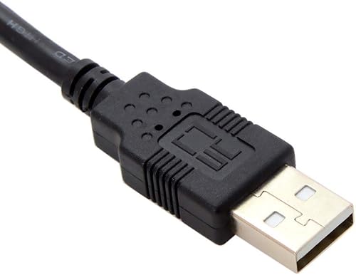 Miniatura 6 de Cablecc 26.2 ft 16.4 ft 9.8 ft USB Estándar-B Tipo a USB 2.0 Cable de datos macho para disco duro y escáner e impresora (26.2 ft)