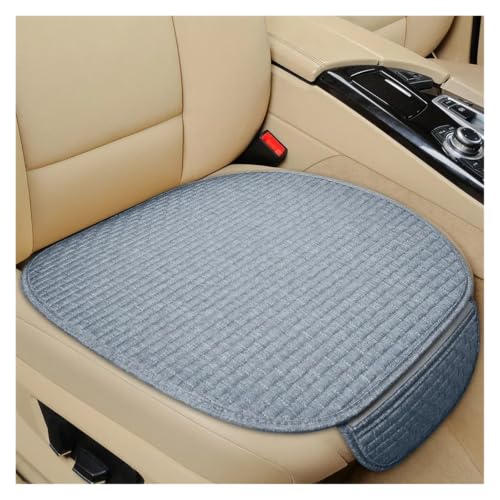 Housses de siège conducteur lin gris coussin auto voyage confort