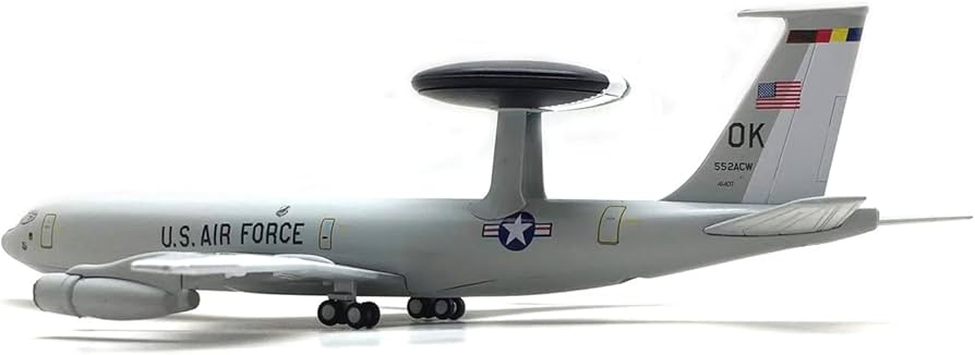 Amazon.co.jp: 1:200 US E-3 E3 Sentry AWACS 早期警戒機モデル