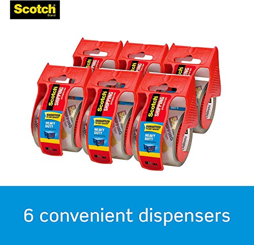Scotch Heavy Duty Shipping Tape 6-Pack - Image 2