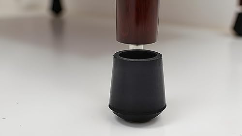 Miniatura 54 de Flyshop 4 tapas redondas de goma de 1.772 in para patas de silla, protectores de suelo, antideslizantes y reducción de ruido, calcetines duraderos