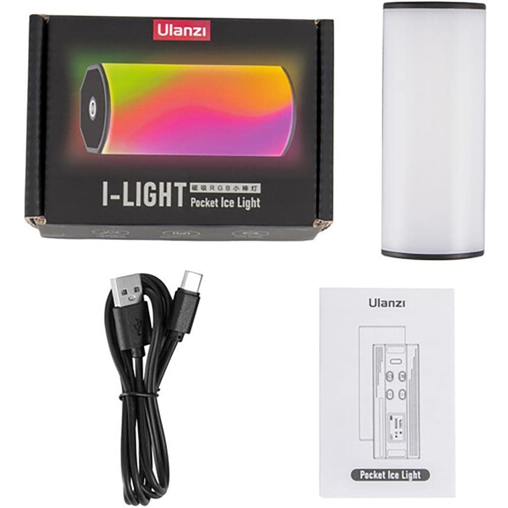 ULANZI 2637 I-Light - Tubo de luz LED RGB magnético compacto