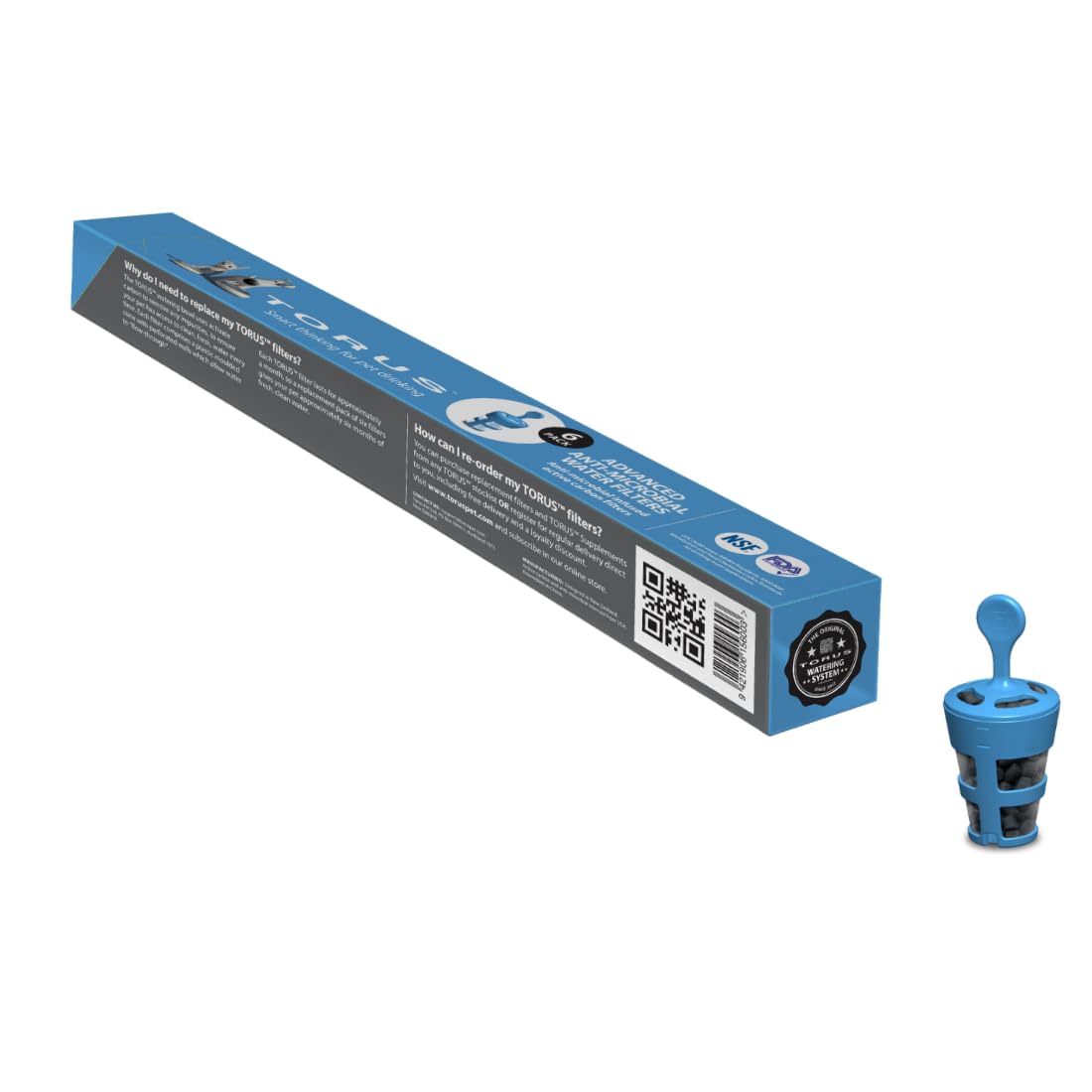 Ricambio Torus Advanced Filter Pack (Set di 6), Blu (TR2LN014-2020)