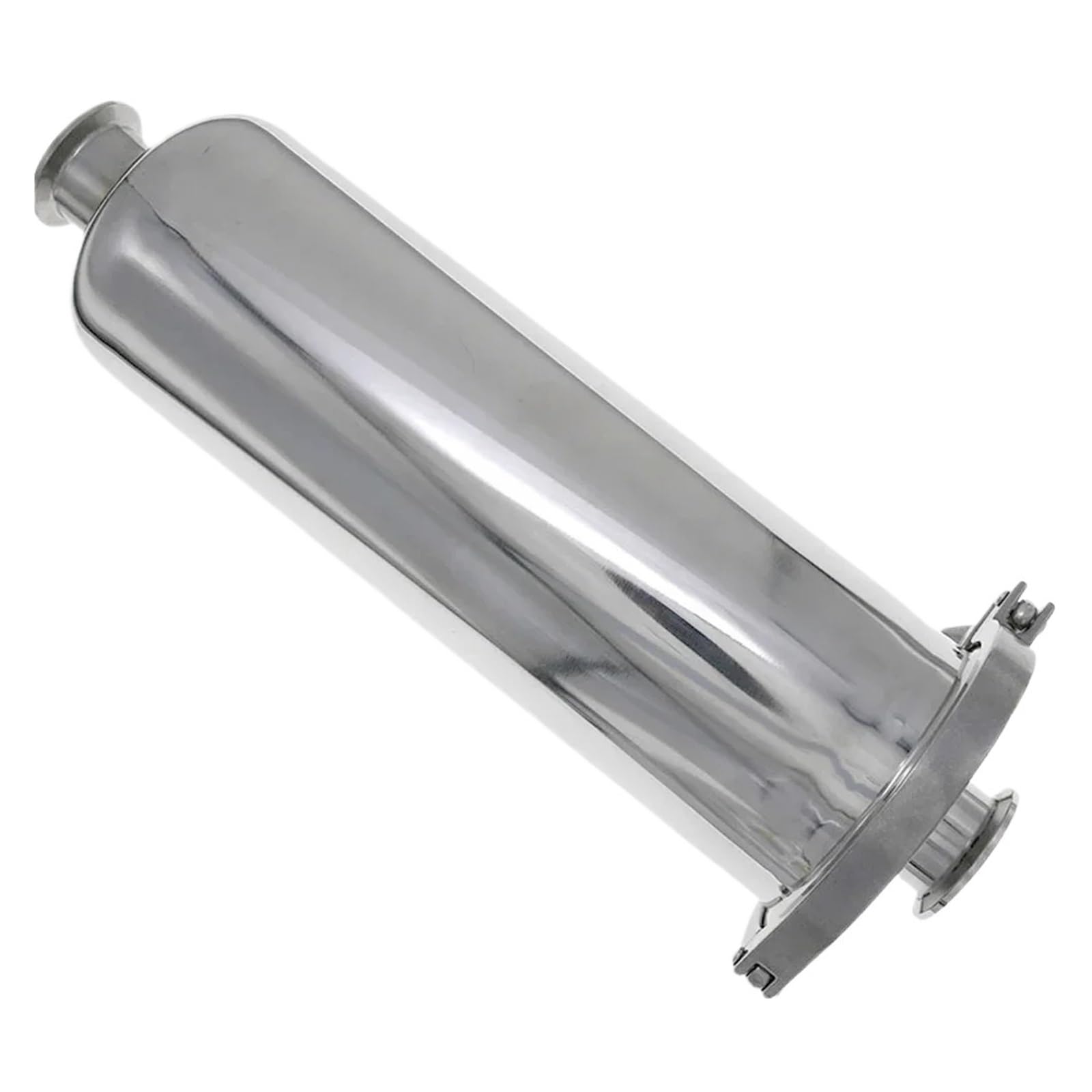 QWZTAEOZA Fit 19-63mm Pipe 1.5in 2in 2.5in Tri Clamp in-line Filter Strainer Beer Brewing SUS304 316L(120 Mesh,304-63mm PipeOD K77.5mm)