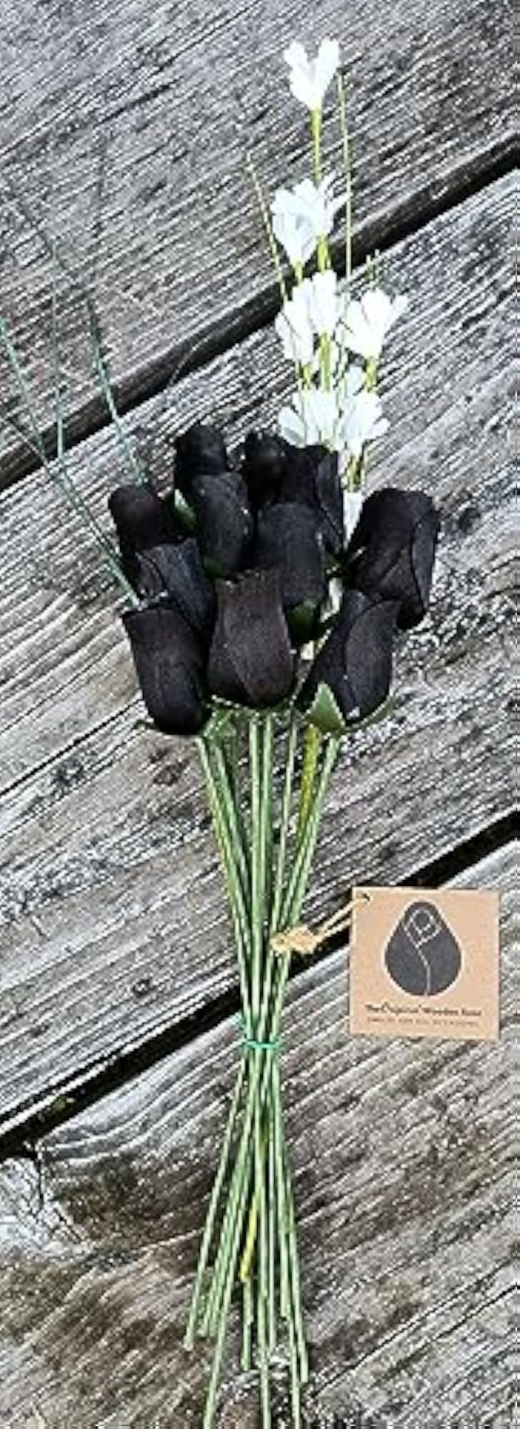 Halloween All Black Gothic Flower Bouquet
