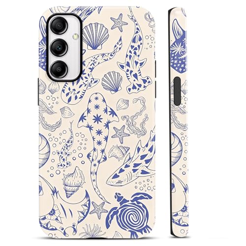 Coque Samsung Galaxy A14 5G jolie baleine raie tortue de mer Funda PC TPU