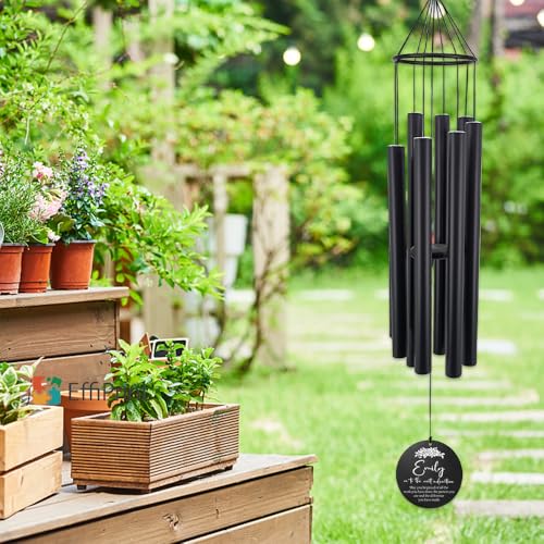 Image of Personalized Retirement Wind Chimes for Outside, 36 inch Happy Retirement Gift for Women, Men, Coworker, Colleague, Boss, Teacher, Nurse, Friend, Going Away Garden Patio Decor